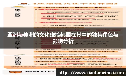 亚洲与美洲的文化碰撞韩国在其中的独特角色与影响分析